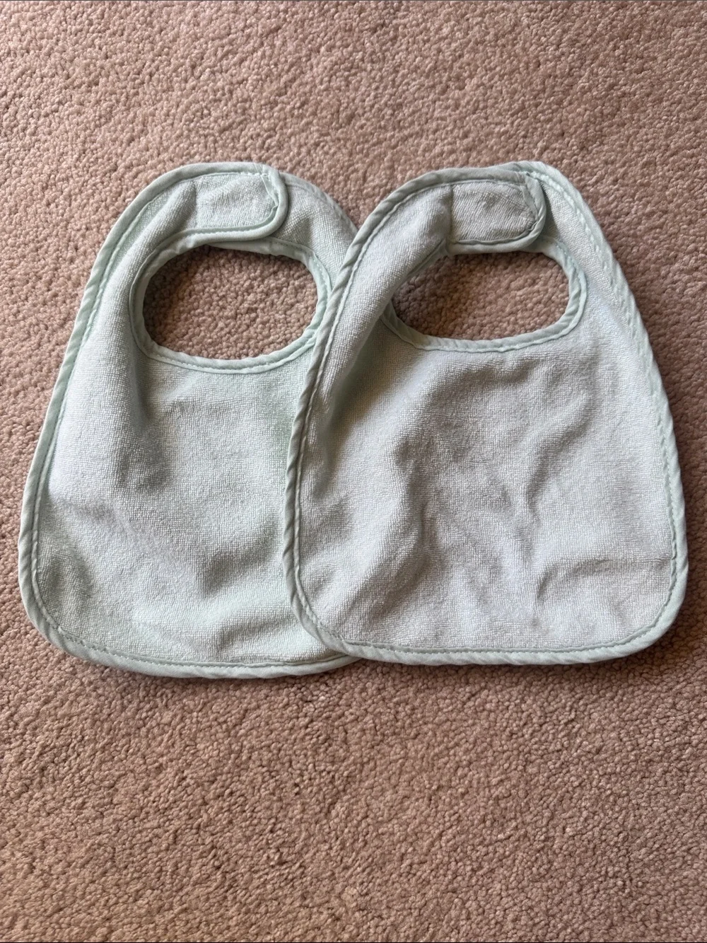 Cloud Island Baby Terry Cloth Bib Bundle 0-36M Set of 9 Neutral & Pastel Colors